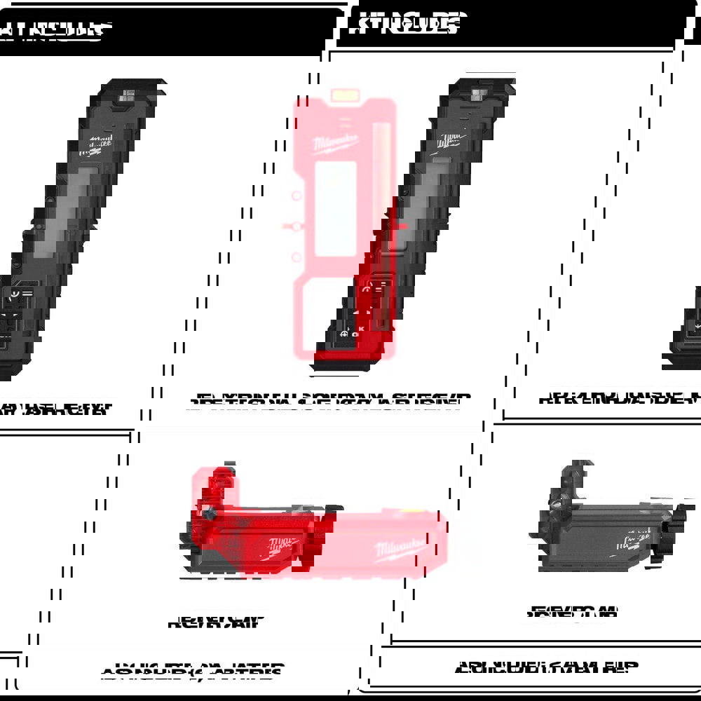 Level Accessories; Type: Receiver ; For Use With: Leveling, Grading, And Aligning Applications ; Material: Plastic ; Color: Black; Red ; Overall Height: 1.3in ; Length (Inch): 7.11 in